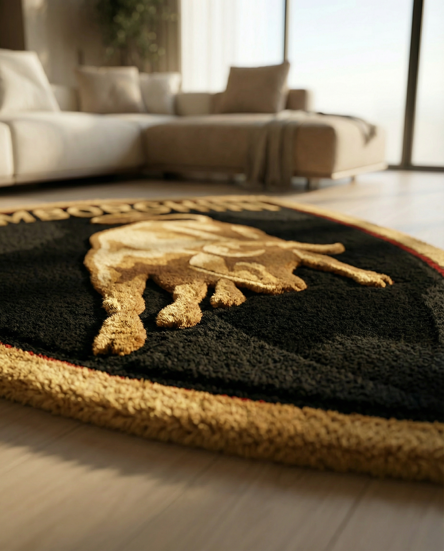 HANDMADE LAMBORGHINI CARPET