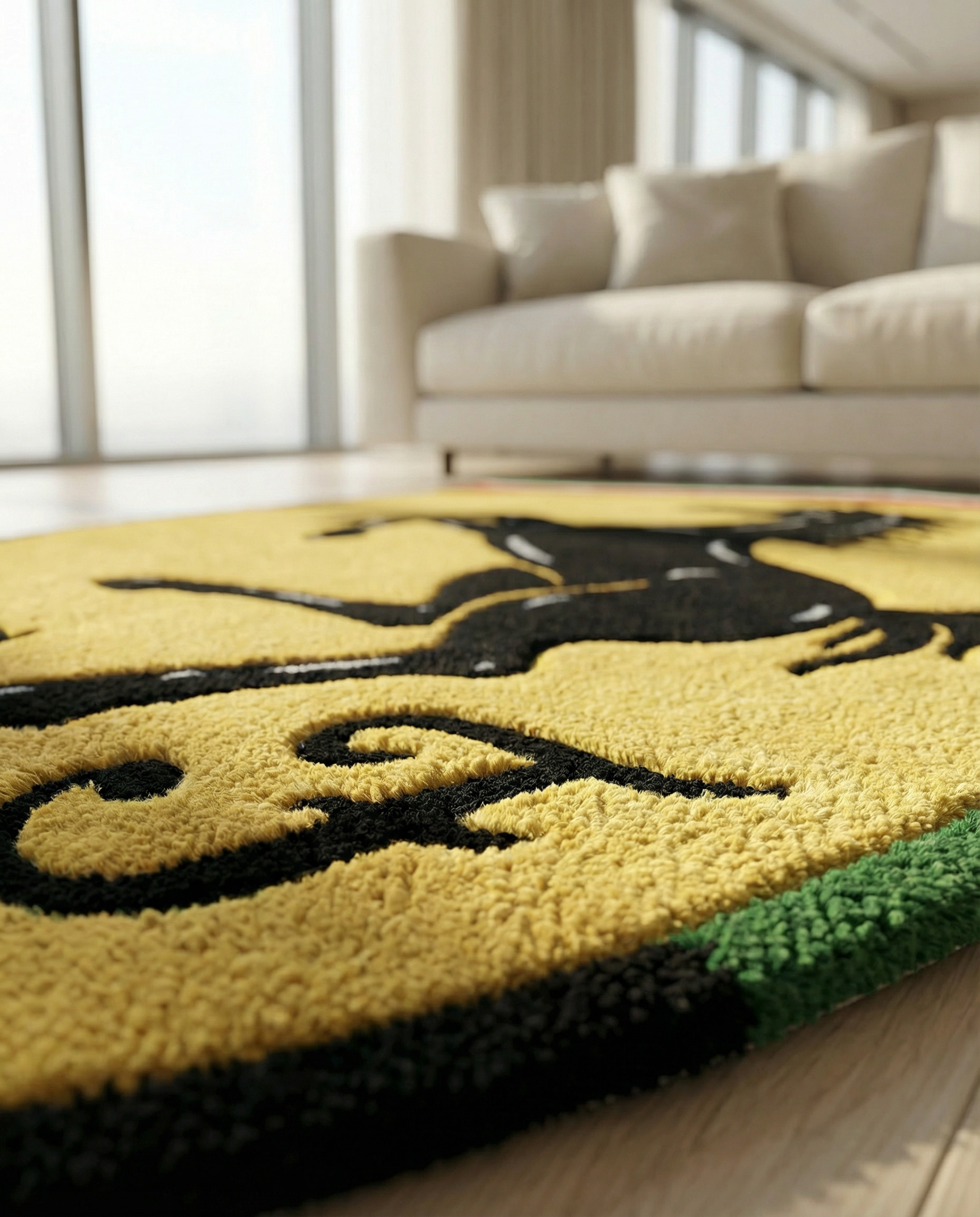 HANDMADE FERRARI CARPET
