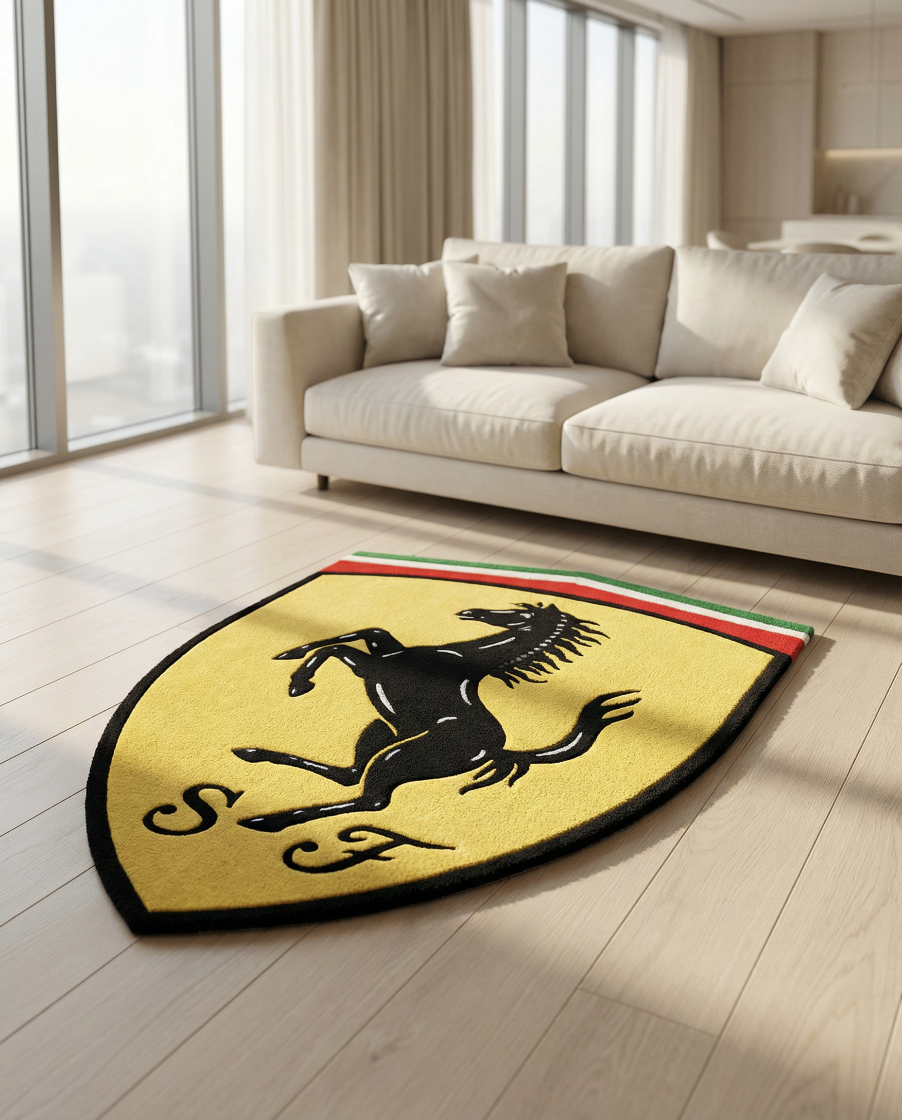 HANDMADE FERRARI CARPET