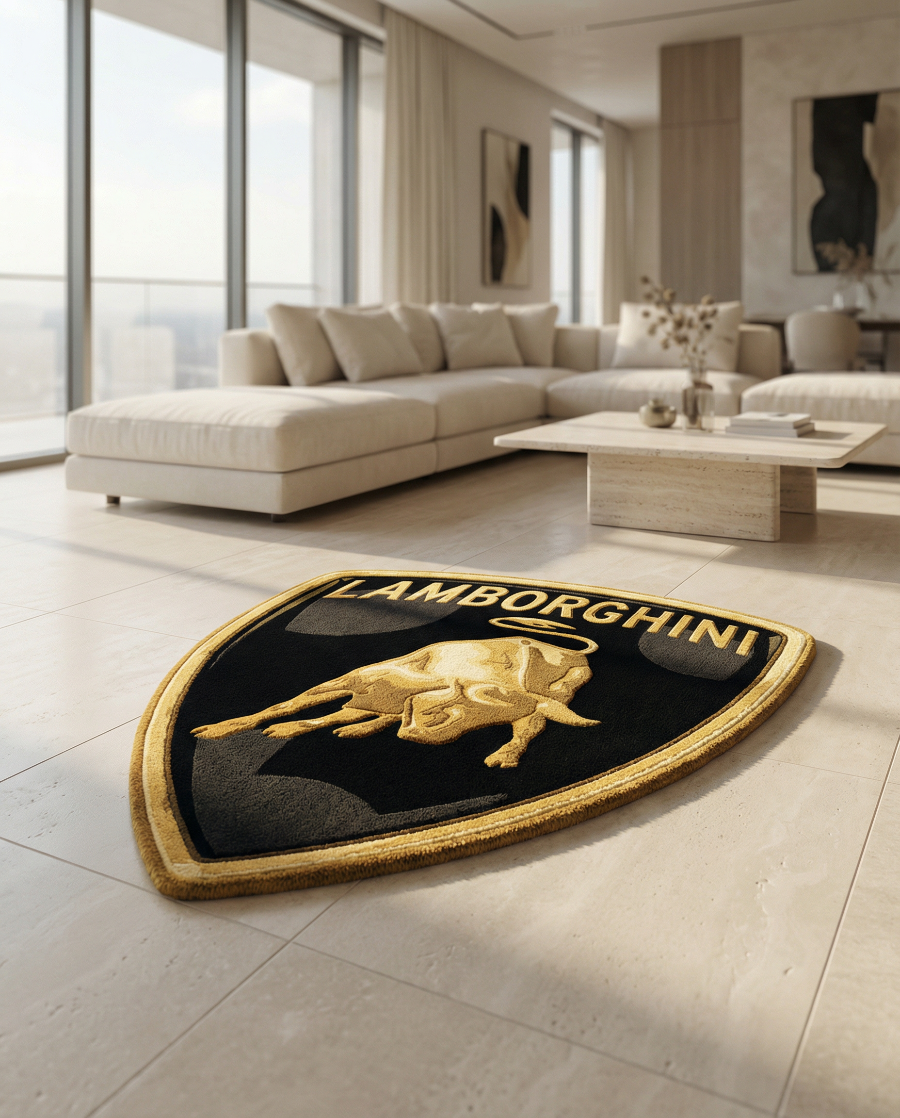 HANDMADE LAMBORGHINI CARPET